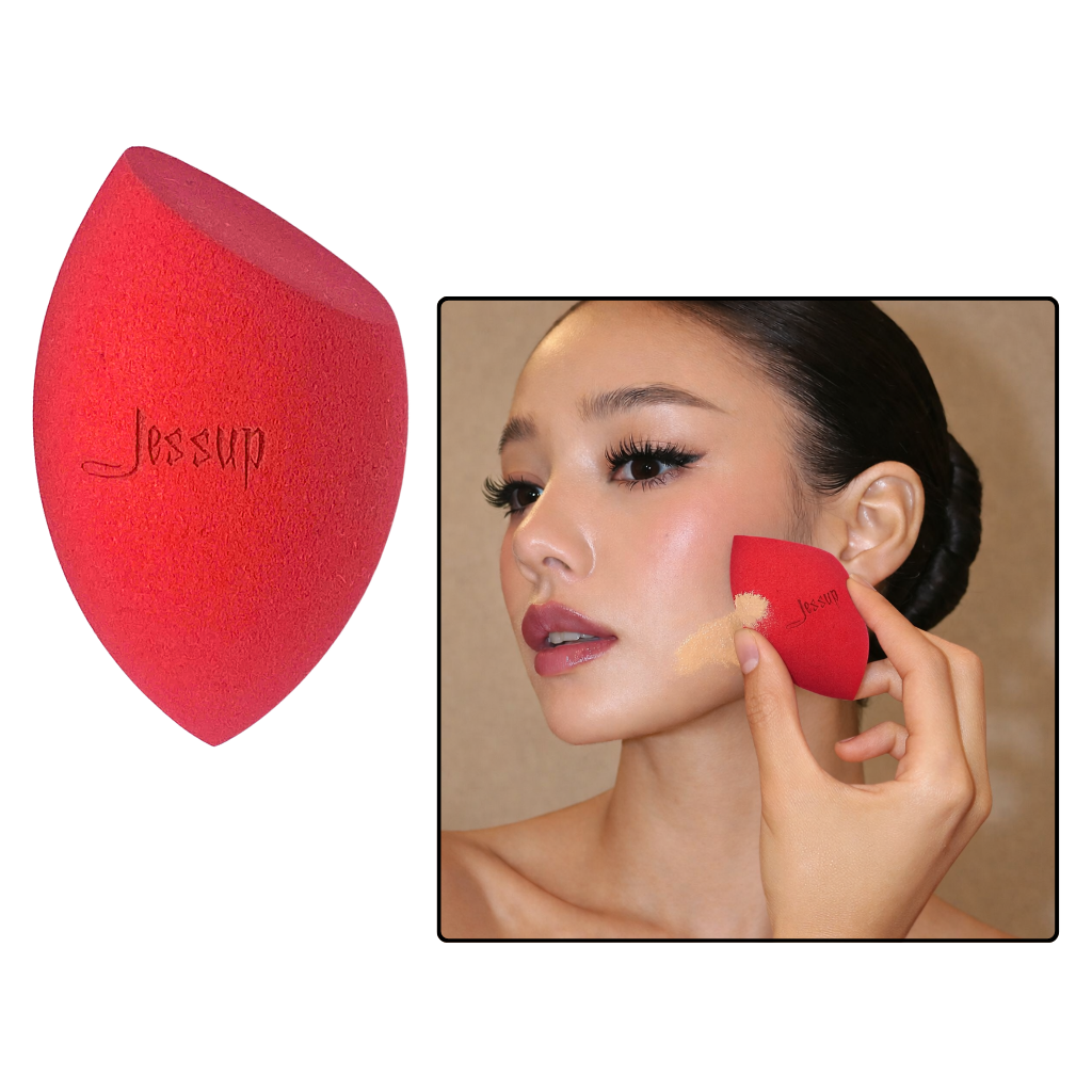 Mút Trang Điểm JESSUP Miracle Foundation Concealer Sponge J05 Vát Một Bên